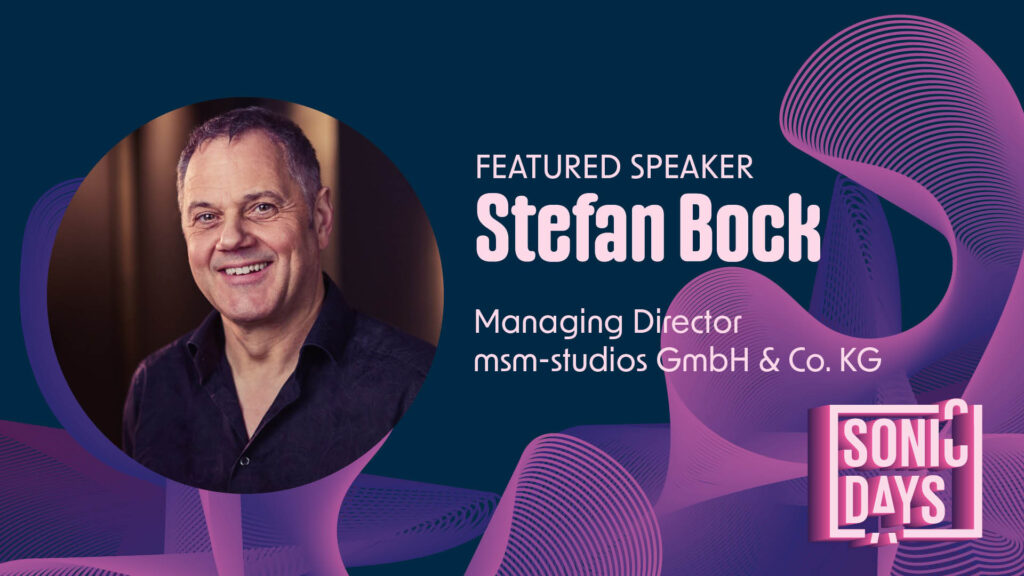 Stefan Bock joins Sonic Days 2026