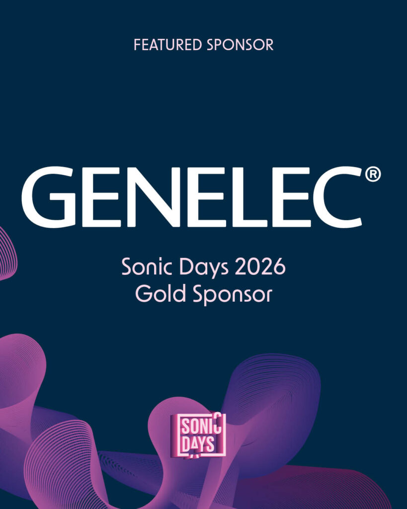 Genelec returns as Gold Sponsor for Sonic Days 2026