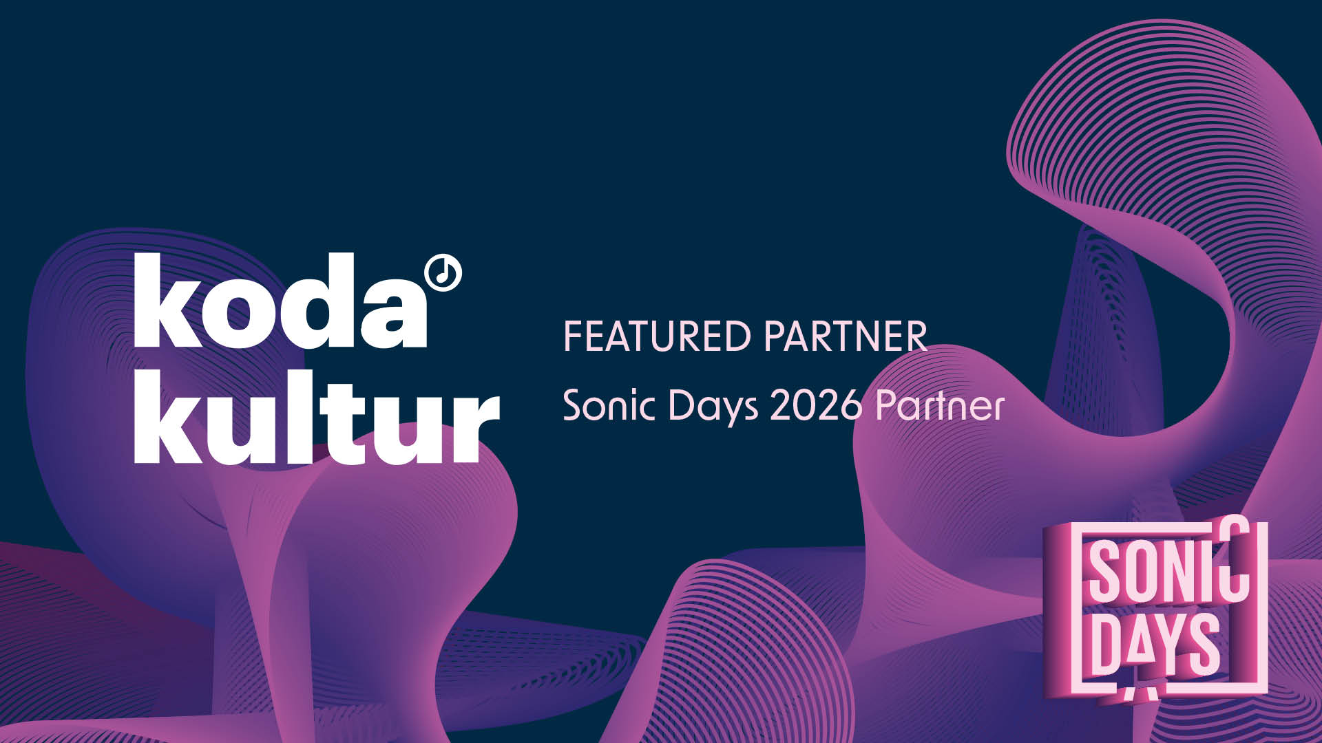Koda Kultur supports Sonic Days 2026